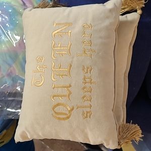 King and Queen decorative pillows